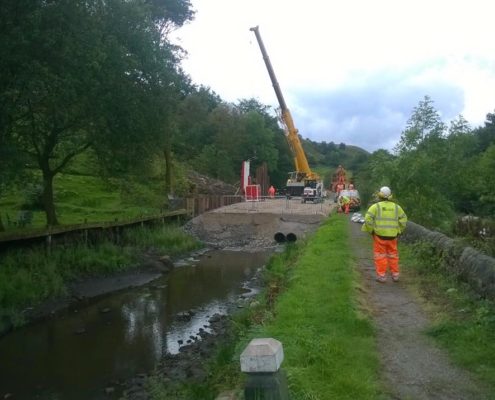 Rochdale Canal Breach repairs