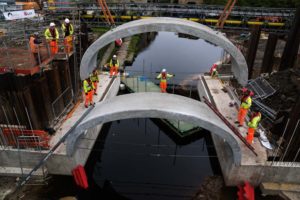 listed canal bridge renovation