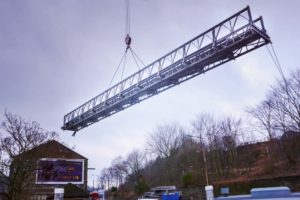 listed canal bridge renovation