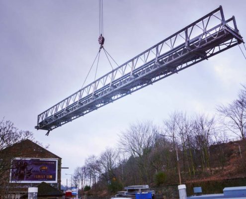 listed canal bridge renovation