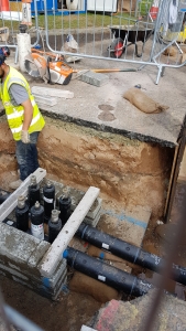 District heating installation project