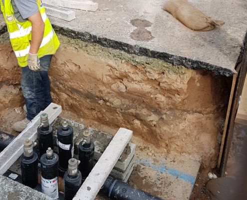 District heating installation project