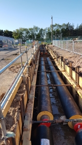 District heating installation project
