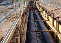 District heating installation project