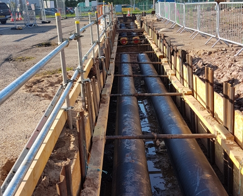 District heating installation project