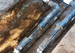 District heating installation project