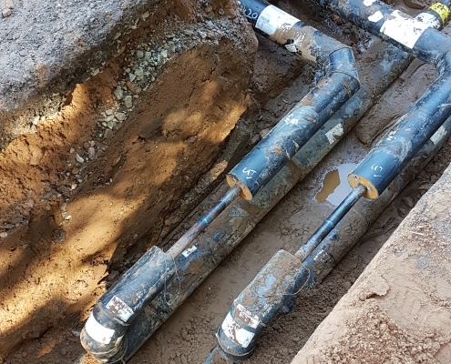 District heating installation project