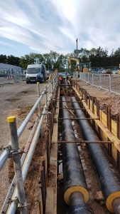 District heating installation project