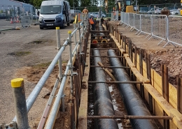 District heating installation project
