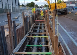 District heating installation project