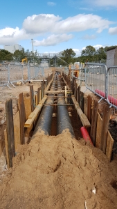 District heating installation project