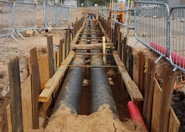 District heating installation project