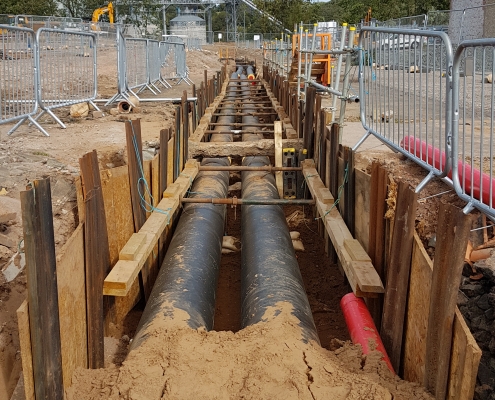 District heating installation project