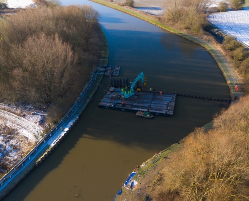 Canal breach repairs