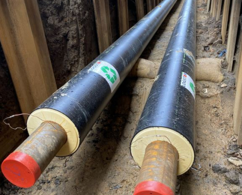 Low carbon heating project