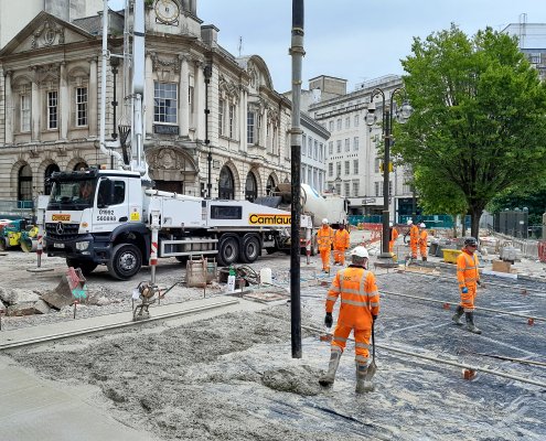 Birmingham city centre improvement works