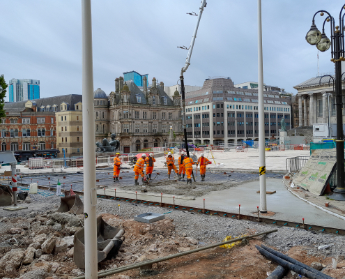 Birmingham city centre improvement works