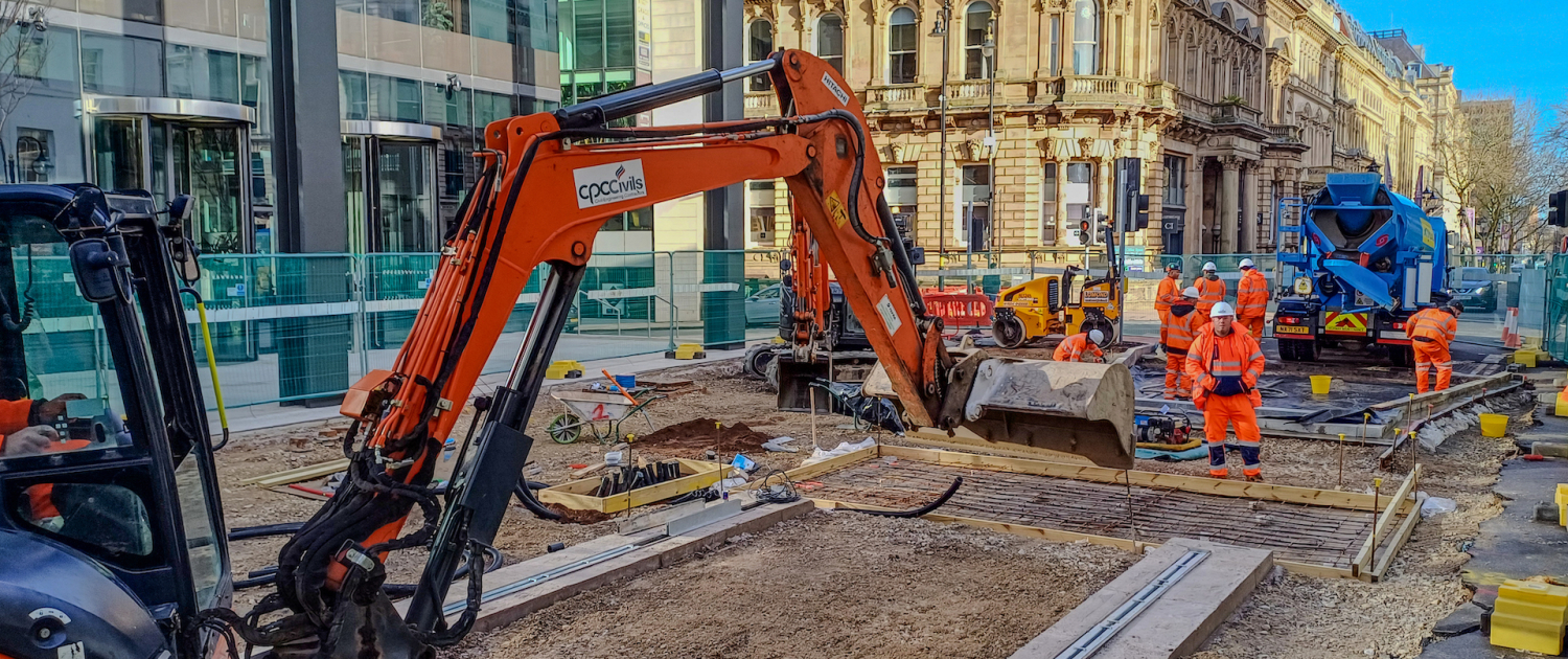 Birmingham city centre improvement works