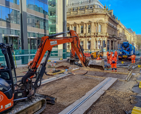 Birmingham city centre improvement works