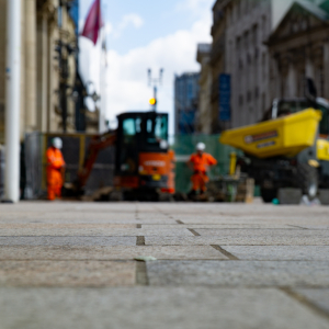 Birmingham city centre improvement works