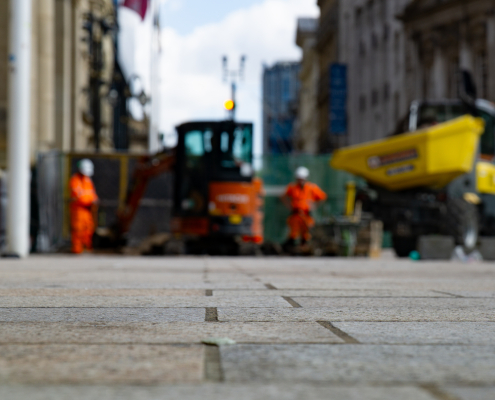 Birmingham city centre improvement works