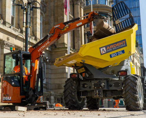 Birmingham city centre improvement works